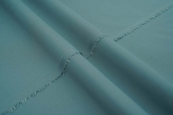 Zauq unstitched blended fabric suit Cyan Grey