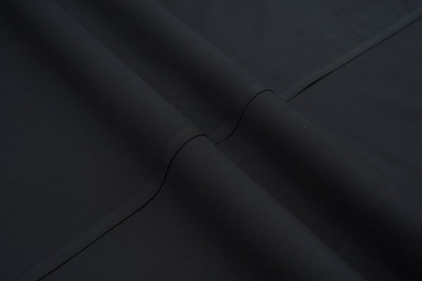 Zauq unstitched blended fabric suit Gunmetal Blue