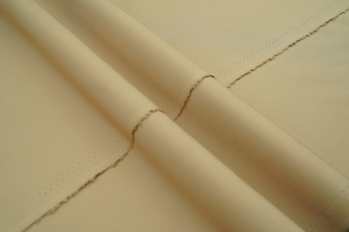 Virsa unstitched cotton suit Muted Brass