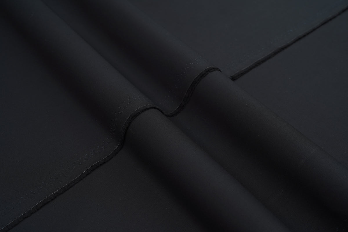 Virsa unstitched cotton suit Jet Black